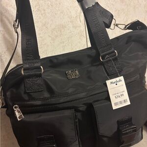 Steve Madden Black Messenger Bag
